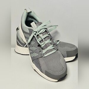 Reebok Women's Composite Toe Work Wear Sneakers,  Sz 8.5M, Mint Green/Gray